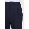 Men's cropped trousers with drawstrings