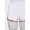 Shorts with contrasting trim