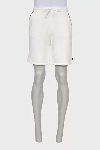 Men's sports shorts with tag