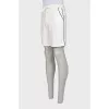Men's sports shorts with tag