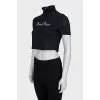 Black sequin top