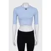 Cropped, fitted T-shirt