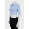 Cropped, fitted T-shirt