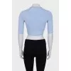 Cropped, fitted T-shirt
