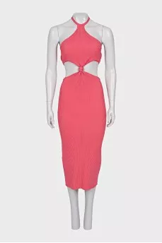 Open back tie dress