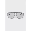 Black glasses with metal frames