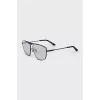 Black glasses with metal frames