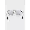 Black glasses with metal frames