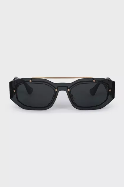 Rectangular frame sunglasses