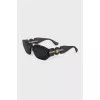 Rectangular frame sunglasses