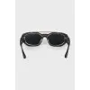 Rectangular frame sunglasses