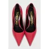 Patent leather stiletto heels