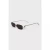 Sunglasses with gold frame and logo