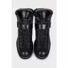 Insulated silver boots
