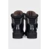 Insulated silver boots