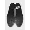 Rubber boots with elastic bands on the sides