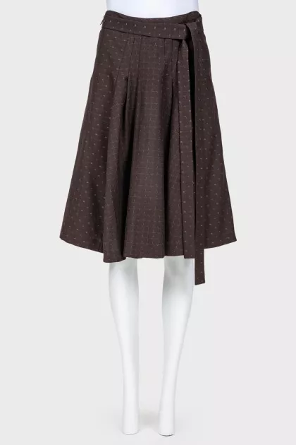 Skirt with ornaments