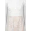Maxi dress with wide straps and lace skirt