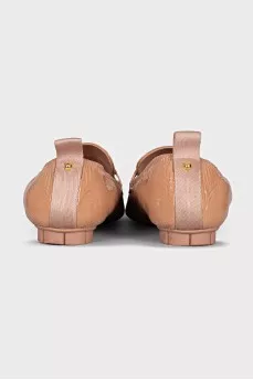 Patent leather moccasins
