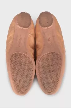Patent leather moccasins