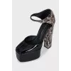 Snakeskin heels