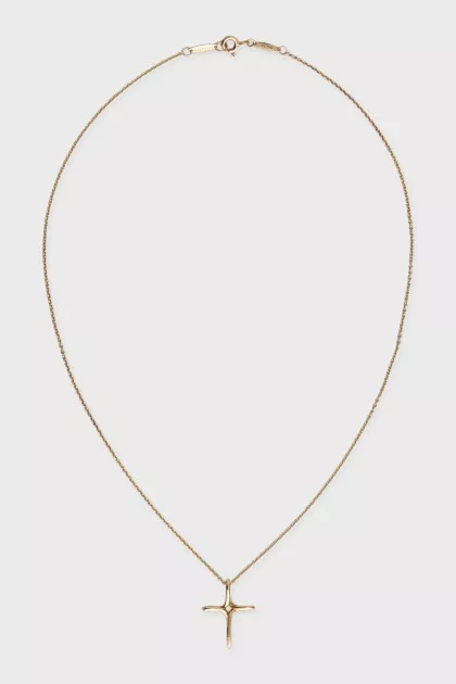 Gold pendant on a chain