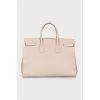 Leather Sac De Jour Tote