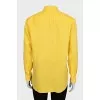 Yellow linen shirt with tag