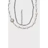 Necklace with brand logo