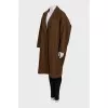 Brown button-down coat