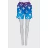 Shorts with a signature print and pocket