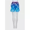 Shorts with a signature print and pocket