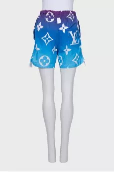 Shorts with a signature print and pocket