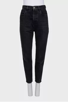 Джинсы tapered fit черного цвета