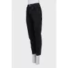 Tapered fit jeans in black