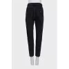 Tapered fit jeans in black