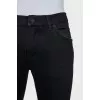 Men's cropped black jeans