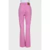 Pink flared jeans