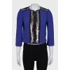 Purple jacket with sequins