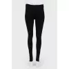 Leggings with lightning and buttons below
