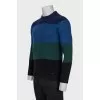 Men's striped knitted jumper