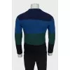 Men's striped knitted jumper