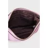 Purple leather wallet