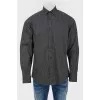 Men's shirt with padded collar