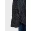Men's shirt with padded collar