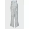Striped wool trousers