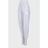 Grey sports tapered trousers