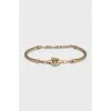 Gold bracelet with links