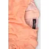 Children's peach dress with short sleeves
