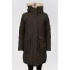 Park with natural fur on lightning and buttons